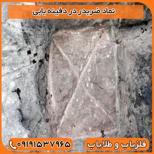 نماد ضربدر در دفینه یابی